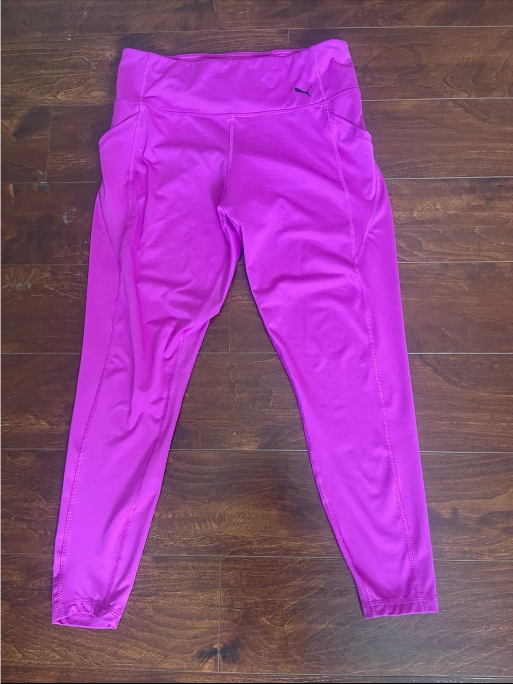 Puma High-Waist 7/8 Leggings in the color "Deep Orchid”